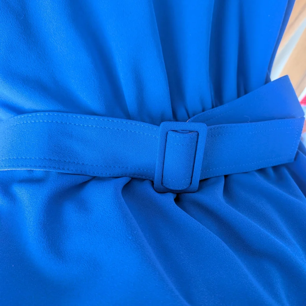 Calvin Klein Cobalt Blue Midi Dress - Picture 7 of 8